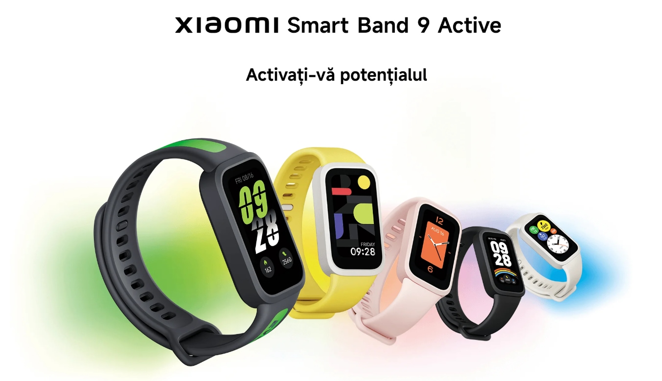 Bratara fitness XIAOMI Smart Band 9 Active, Android/iOS, Black